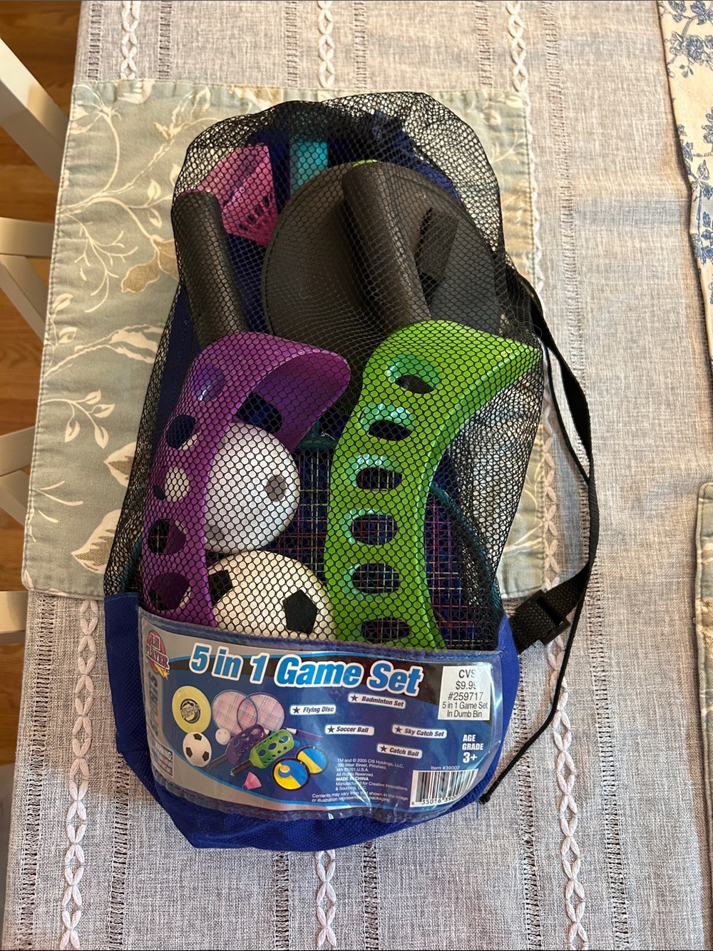 Victoria's Secret Kids 5-in-1 Game Set - Purple & Green